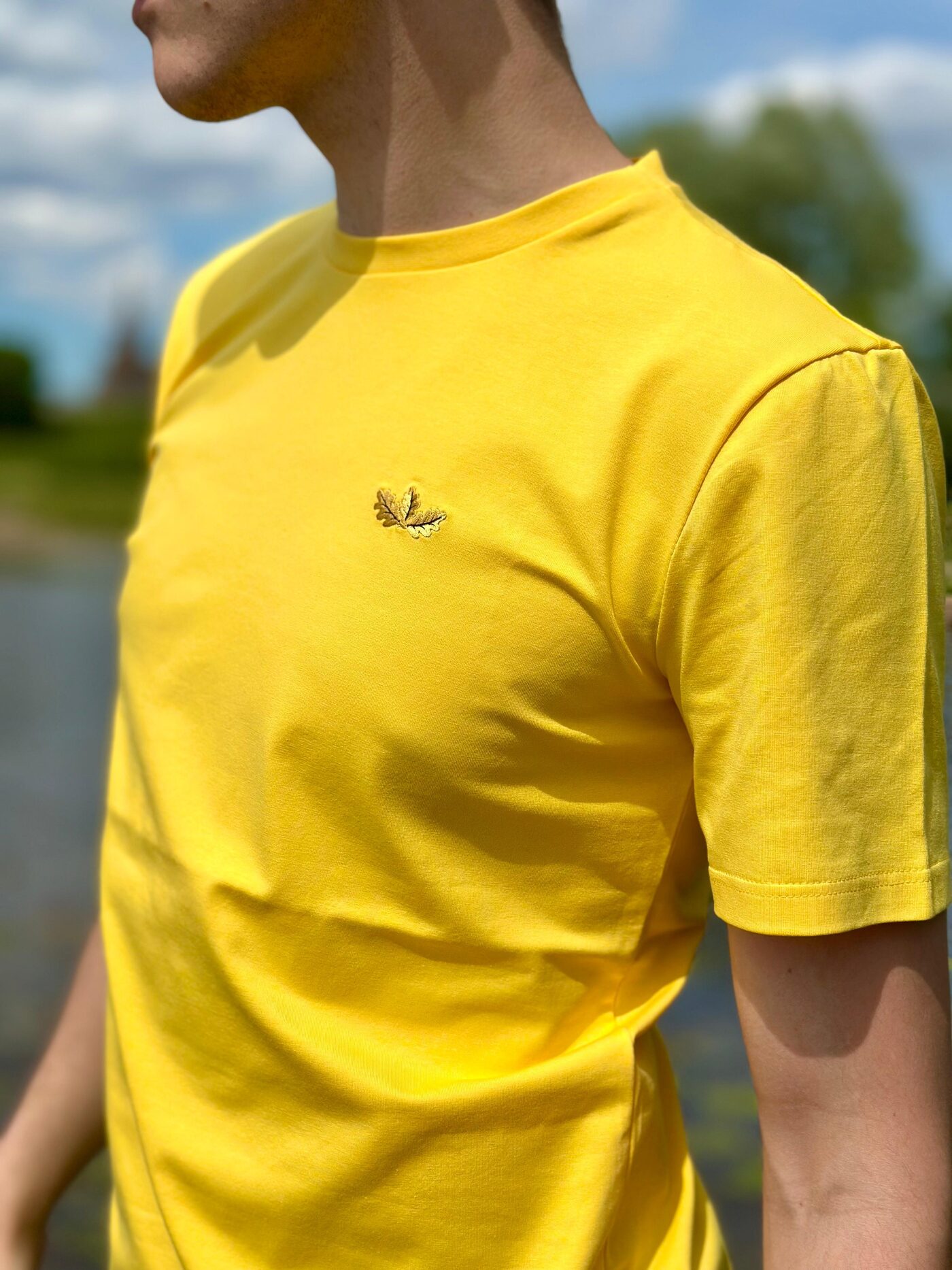 Ozolvīle - Unisex long slim fit T-shirt for tall people